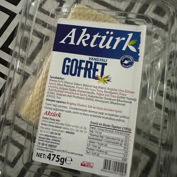 Aktürk Gofretten Plastik Çıktı!