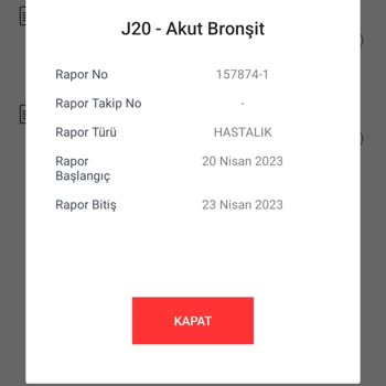 E Nabız Rapor Gözükmüyor