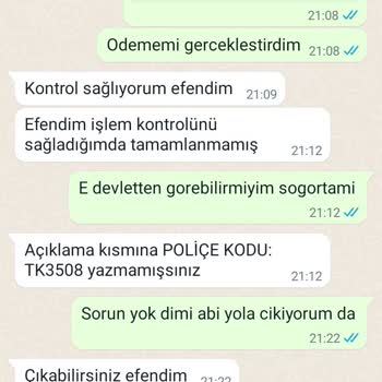 Sigortam.net Sigorta Ücretimi Yatırdım Ancak Sigortam Yapılmadı