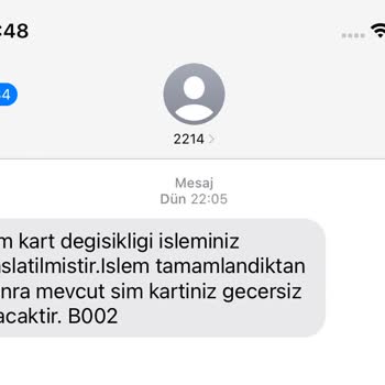 Turkcell Mağazasından Bilgim Dışında Sim Kart Yenilemesi
