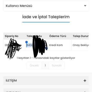 Yineyenicep.com İade Sorunu Çözülmesi