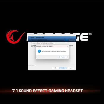Rampage Mage 7.1 Headset Driver Sorunu