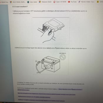 CF Moto Cf CL-X 250 Arıza Lambası Sorunu