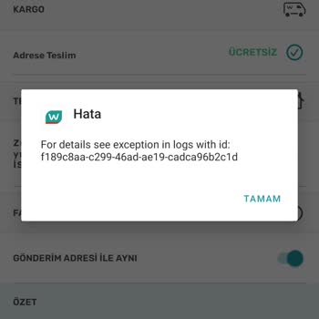 Watsons'ta Siparişimi 4 Gündür Tamamlayamıyorum