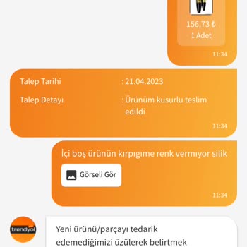 Maybelline New York Ürün Değişimi Yapılmıyor