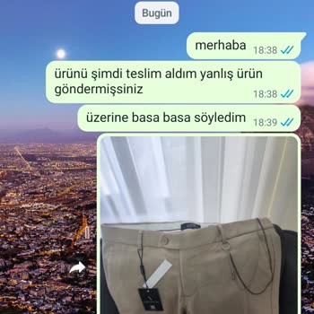 Modefendi Yanlış Ürün Gönderdiler. Ve Dalga Geçiyorlar