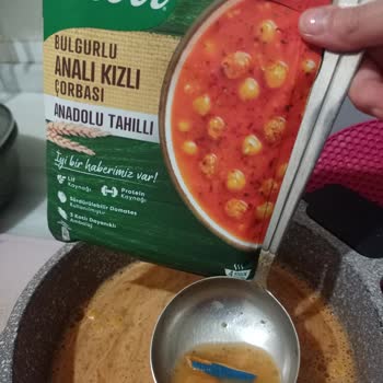 Knorr Marka Çorbada Odun Parçası