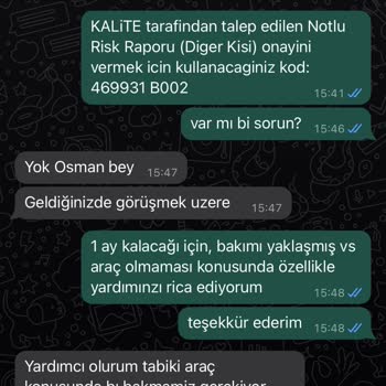 Dailydrive Rent A Car Ticari Ahlak