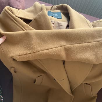 Suud Collection Vizon Kruvaze Kaban Tüylendi