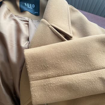 Suud Collection Vizon Kruvaze Kaban Tüylendi