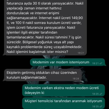Modemim Olmasına Rağmen Millenicom Modem Kiralamam Da Dayatma Yapıyor.