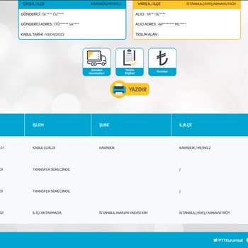 PTT Kargo Teslimat Süreci Problemi