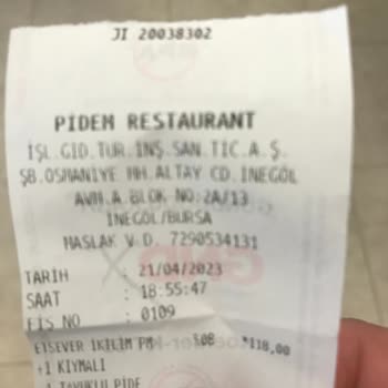 Pidem Restaurant Bursa İnegöl Avm Şubesinde Yaşanan İş Saygısızlığı!