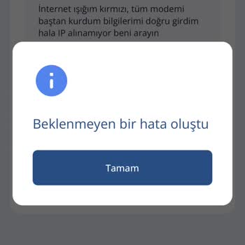 TurkNet İnternet Işığı Kırmızı + Yetkiliye Bağlanmak İmkansız
