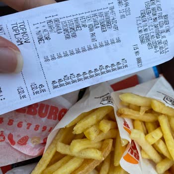 Burger King Esenler Şişirilmiş Fatura Ve Eksik Ürün