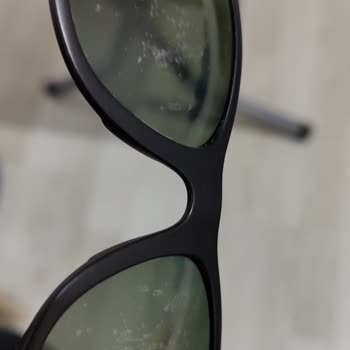Rayban Glasses with Poor Glass Quality Has Blisters On It