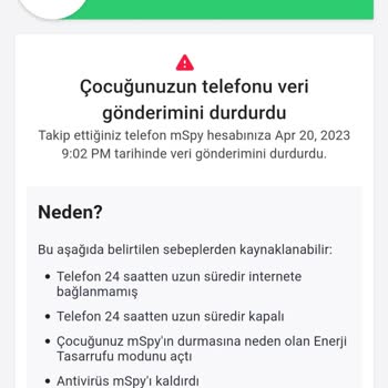 Mspy Kötü Hizmet Ve Çalışmayan Program