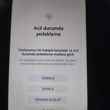 Huawei Acil Durumda Yedekleme