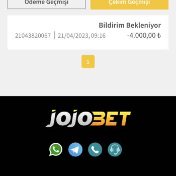 Jojobet Param Hala Yatmadı