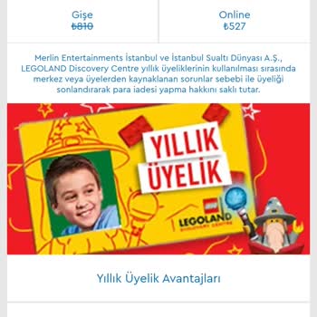Legoland İstanbul Bilet Alma Sorunu