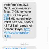 Vodafone Habire Zorla Haksız Kazanç Elde Etmesi
