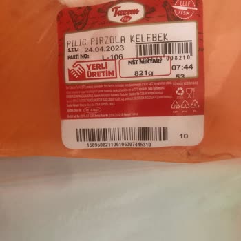 BİM Paket Tavuk Reyonu