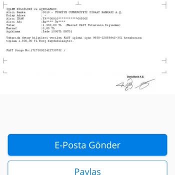 Ziraat Bankası Sahte Hesaba Yapılan Fast İadesi