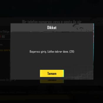 PUBG Hesap Girememe Hatası