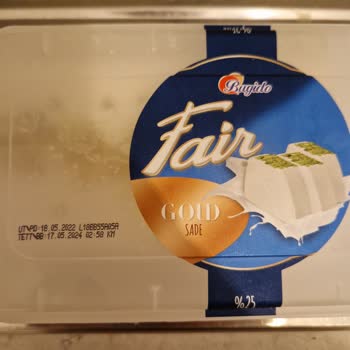 BİM Fair Gold Sade Dondurma Kristalize Tat