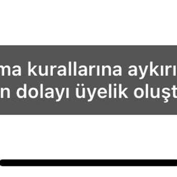 Dolap Uygulamasında Üyelik Oluşturamıyorum