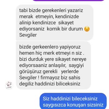 Hobidik Baby&Kids Boutique Saygısız Üslup Konuşmayı Bilmeyen Müşteri Memnuniyetini Önemsemeyen