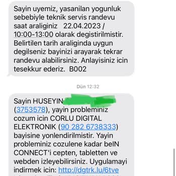 Digiturk Teknik Servis Sorunu (Çorlu Digital Elektronik)