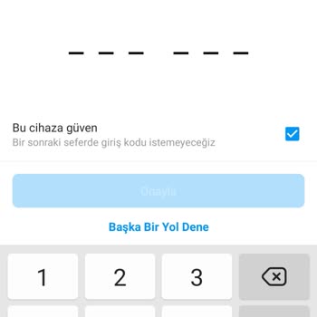 Duo Mobile Girişinde Kod Alamıyorum