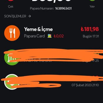 Papara Cashback İade Problemi