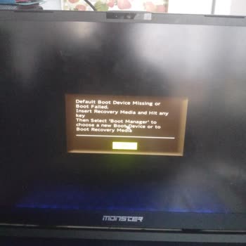 Monster Notebook SSD Yi Görmüyor