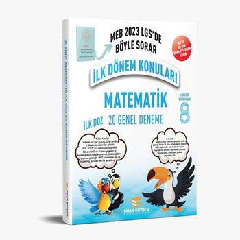 Sinan Kuzucu Yayınları Matematik 8. Sınıf Genel Deneme Soru Çözümü Yok