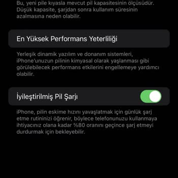 iPhone Hızlı Düşen Pil