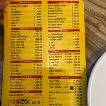 Mini Köşk'te Fiyatlar Uçtu