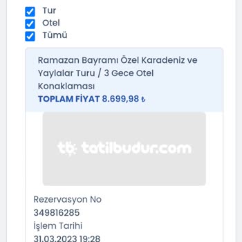 Tatilbudur'la Hayal Kırıklığına.