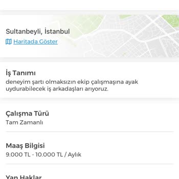 İşin Olsun İstihdam Adı Altında İş İlanı