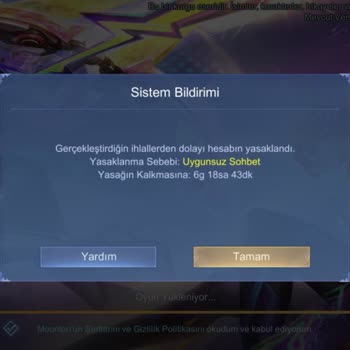 Mobile Legends Haksız Yere Yenilen 1 Haftalık Uygunsuz Ban Süreci