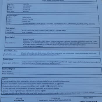 Apple 7. Nesil Tabletin Açılmaması