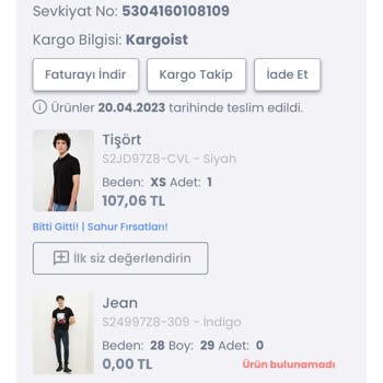 LCW Elinde Olmayan Ürün Satıyor