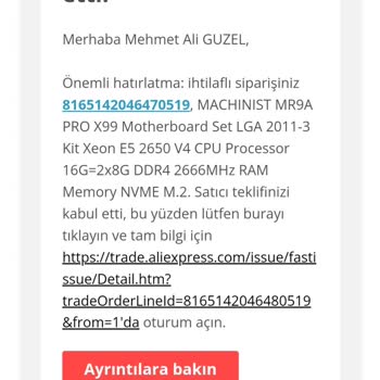 Sinotrans Makzume Lojistik İade Kargo Takip No