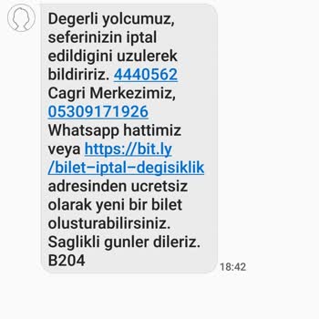 Kamil Koç Sefer İptal Eziyeti