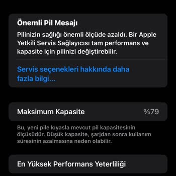 iPhone 11 Batarya Sorunu