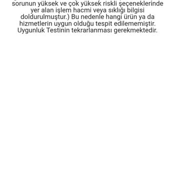 VakıfBank Uygunluk Testi Problem