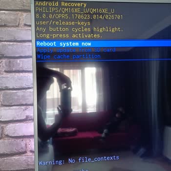 Philips TV Yazılım Hatası Veriyor