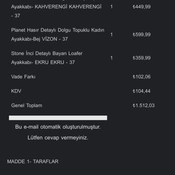 Selin Shoes Ayakkabı İade Süreci