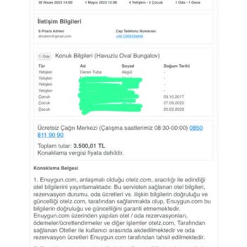 Enuygun.com Beni Mağdur Etti